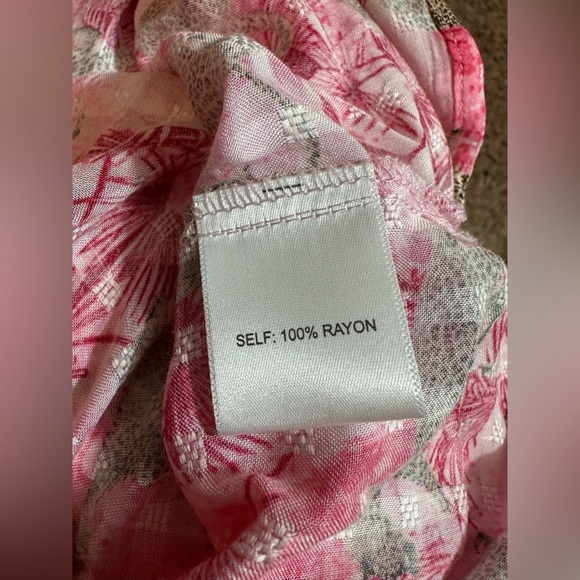 Jane And Delancey Women's Long sleeve Tunic Top Size L Cheetah Button Up #1622 - Picture 6 of 11